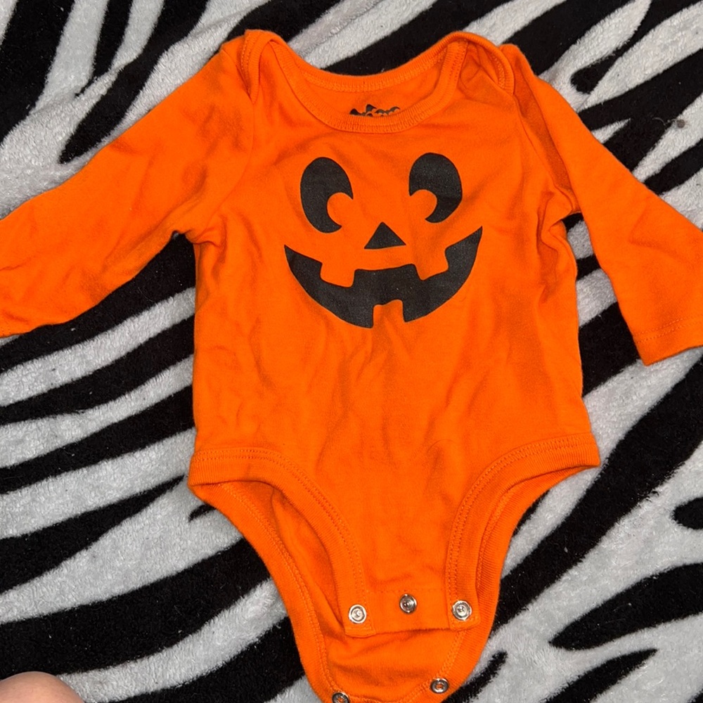 0-3 month Halloween onesie